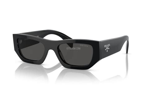 prada a01s 16k08z|Prada PR A01S 16K08Z 53 Black Sunglasses .